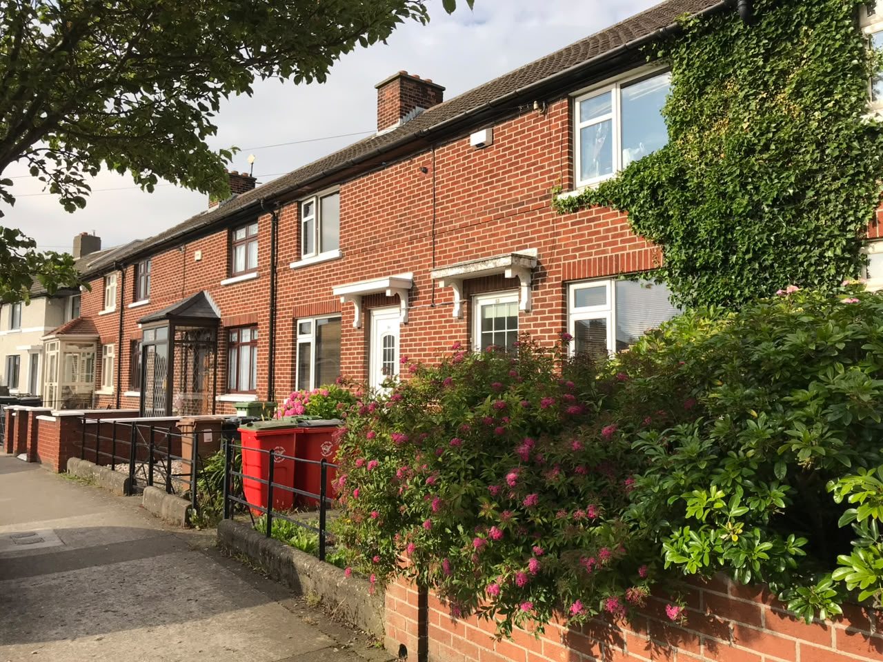 Rua residencial durante o Exchange 2019